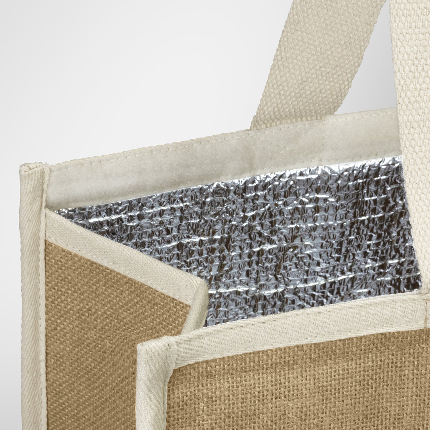 126875 - Lumi Jute Cooler Bag