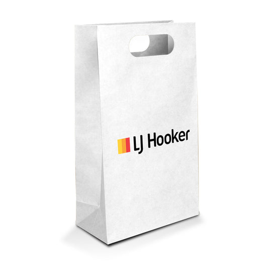 129197 - Die Cut Paper Wine Bag