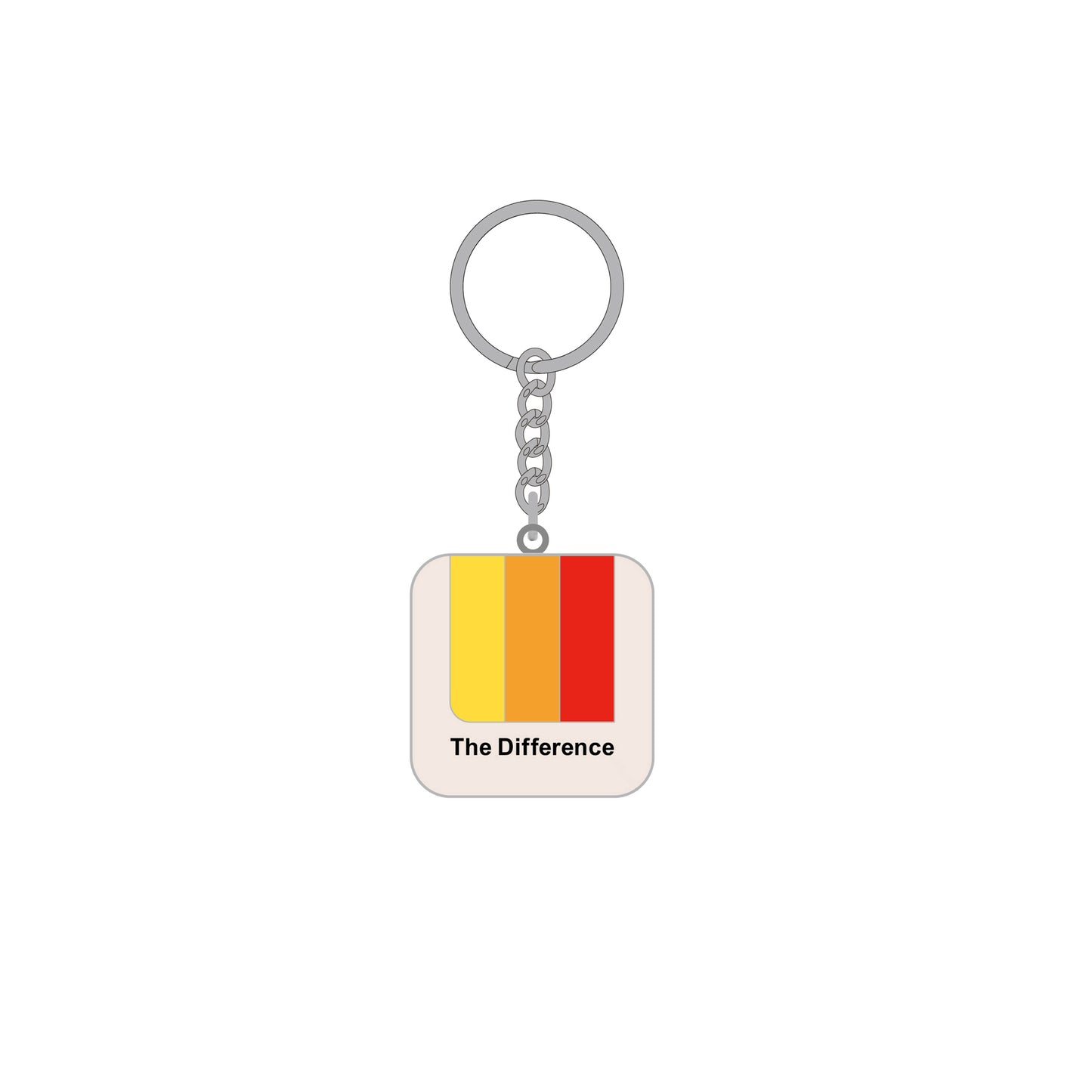 11154770 - Metal Moulded Key Ring Difference