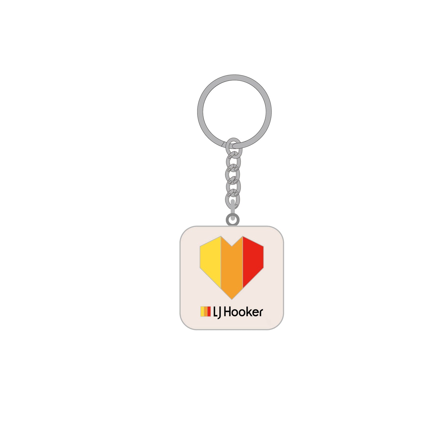 11154770 - Metal Moulded Key Ring Heart