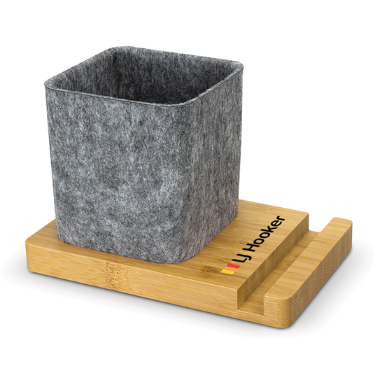127793 - Bamboo Phone Stand Desk Caddy