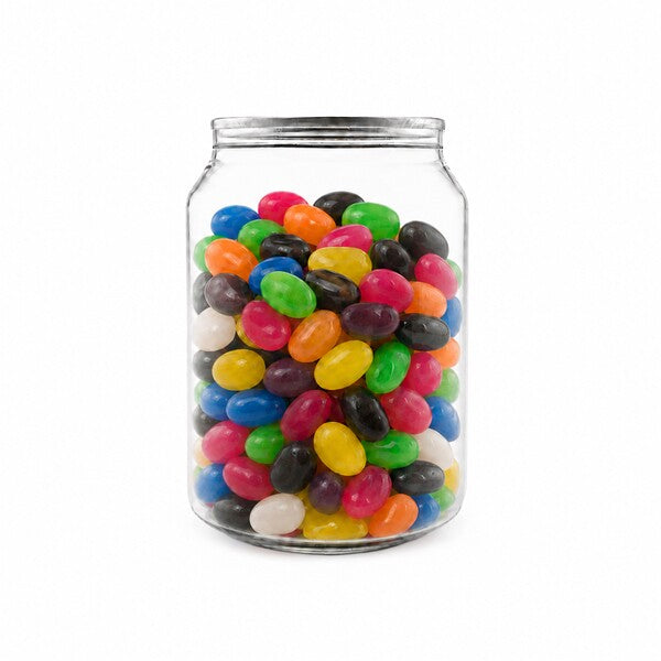 Assorted Jelly Beans in Clear Can 210g LL3158