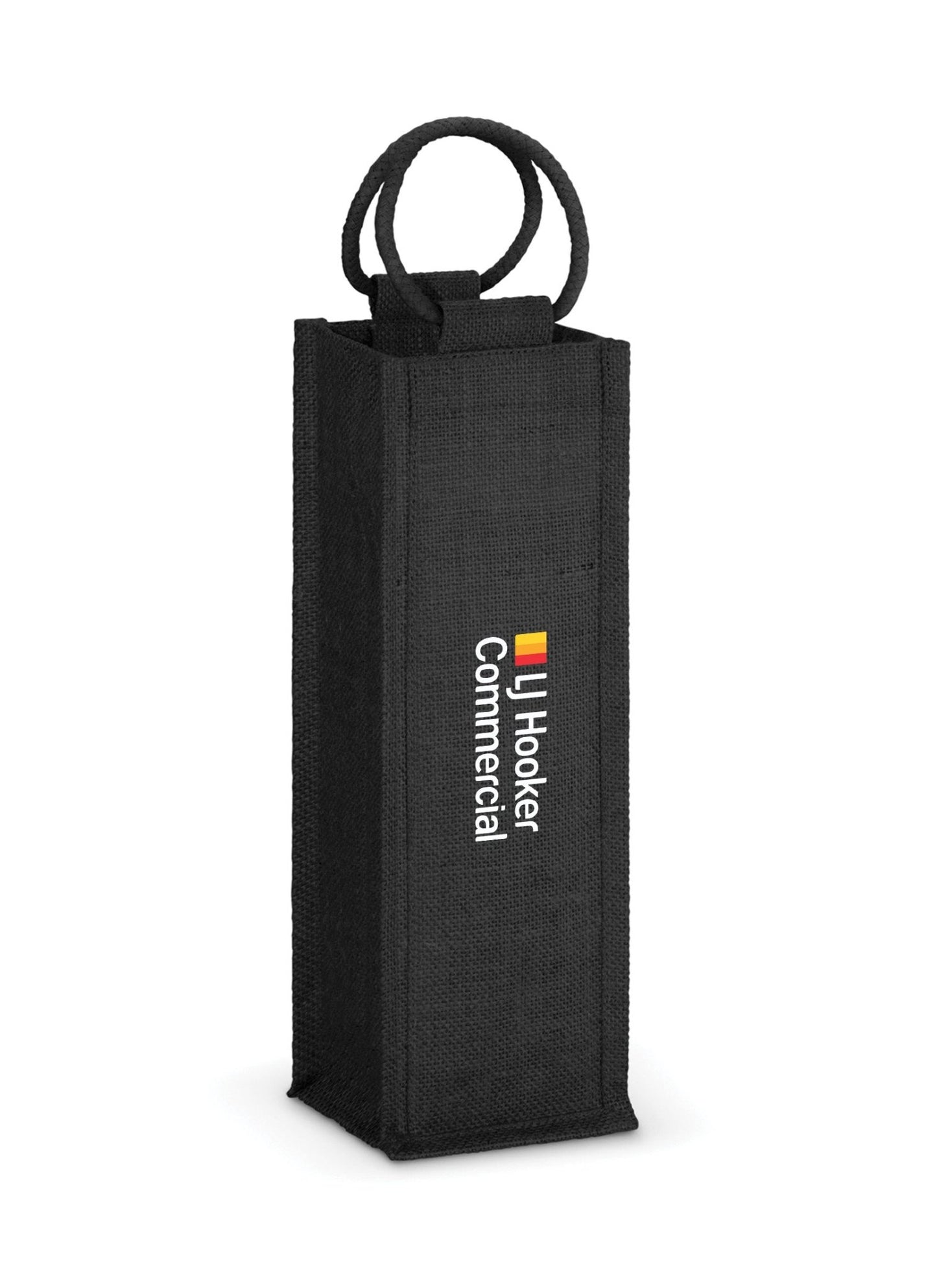 109081 - Napoli Jute Wine Carrier - LJ Hooker Group