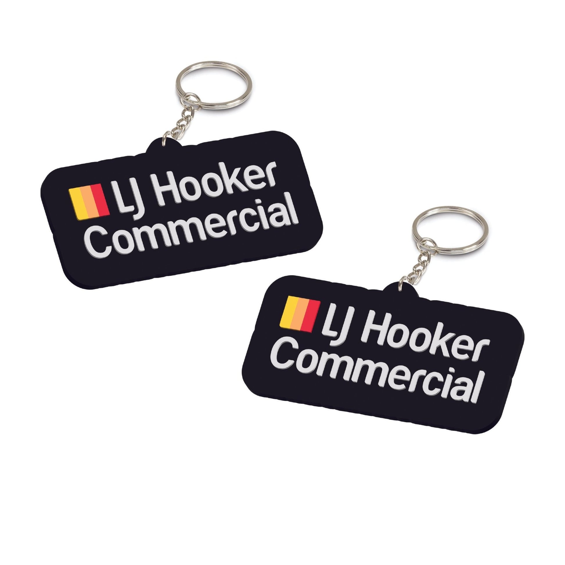 111770 - PVC Key Ring Small - Both Sides Moulded - LJ Hooker Group