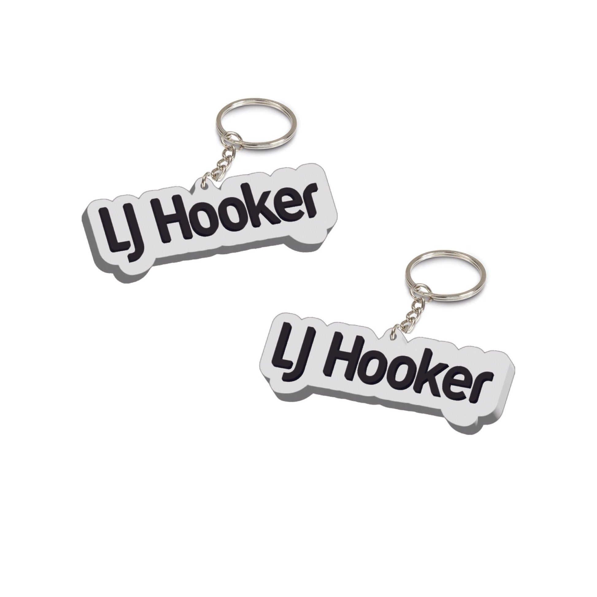 111770 - PVC Key Ring Small - Both Sides Moulded - LJ Hooker Group
