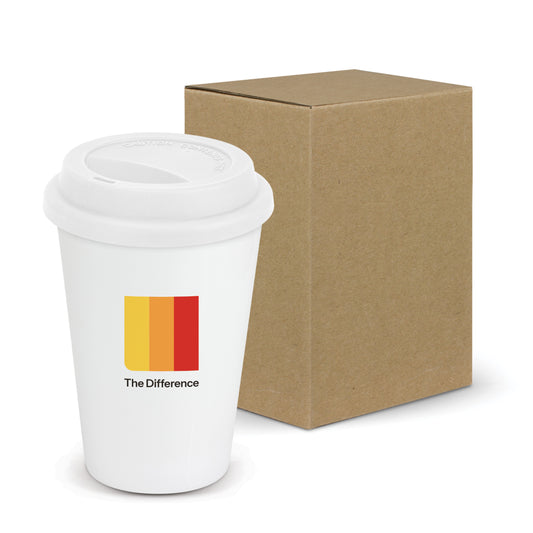 115061 - Aztec Double Wall Coffee Cup - Full Colour - Sale