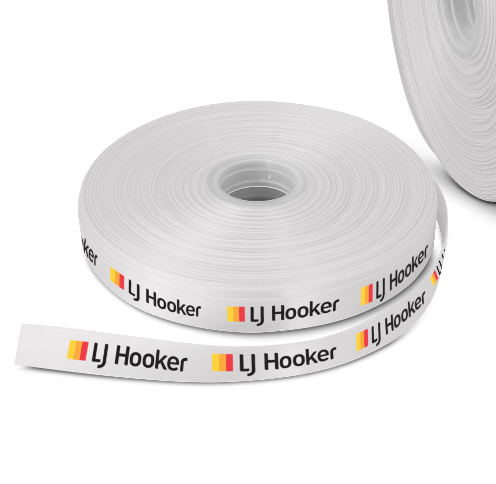 117023 - Personalised Ribbon 20mm - Full Colour - LJ Hooker Group