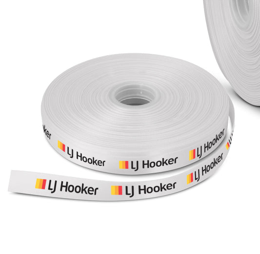 117023 - Personalised Ribbon 20mm - Full Colour - LJ Hooker Group
